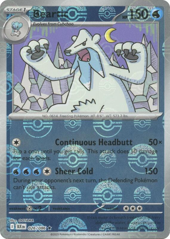 Beartic (Poke Ball Pattern) 026/086 from SV: Black Bolt