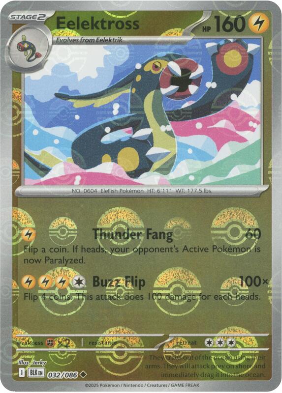 Eelektross (Poke Ball Pattern) 032/086 from SV: Black Bolt
