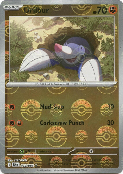 Drilbur (Poke Ball Pattern)