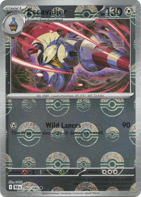 Escavalier (Poke Ball Pattern) 060/086 from SV: Black Bolt