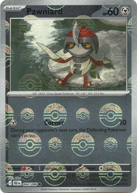 Pawniard (Poke Ball Pattern) 064/086 from SV: Black Bolt