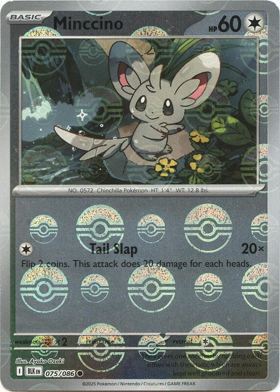 Minccino (Poke Ball Pattern) 075/086 from SV: Black Bolt
