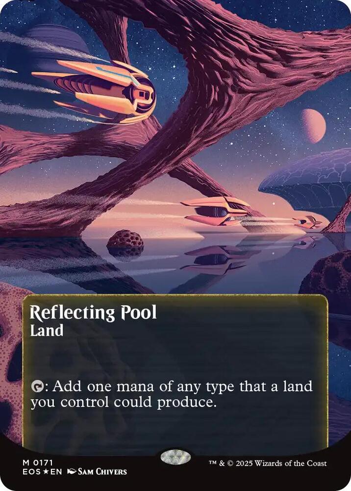 反射池(日)ギャラクシーfoil Reflecting Pool (0171) (Borderless) (Galaxy Foil) - Edge of