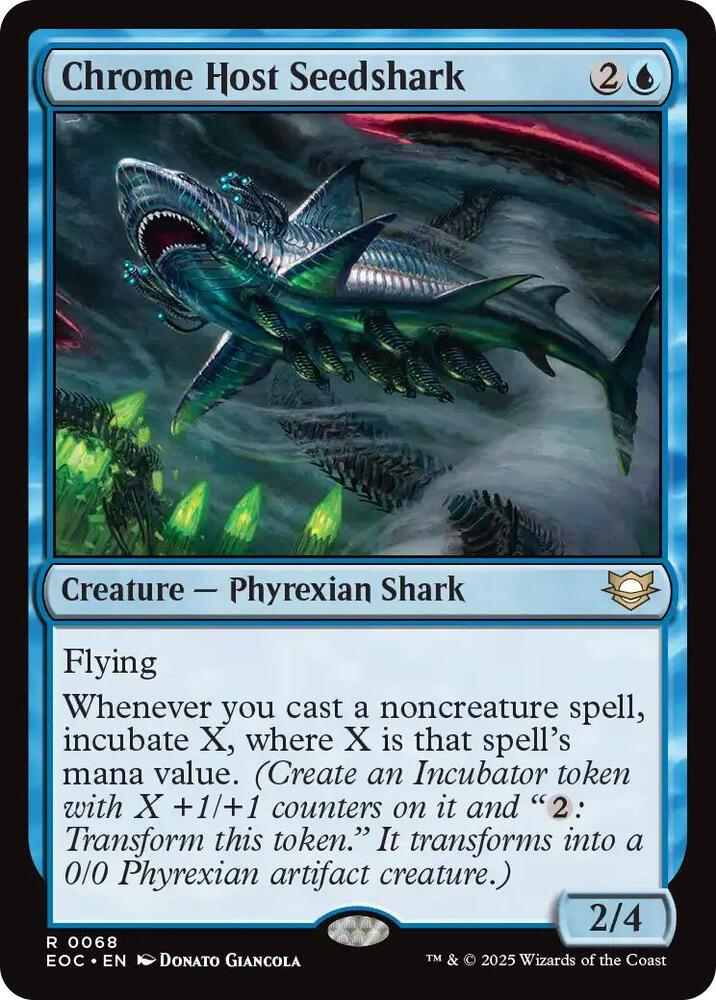Chrome Host Seedshark 68 card