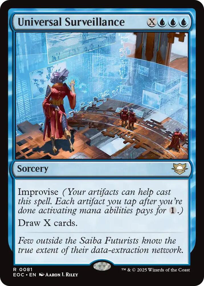 Universal Surveillance 81 card