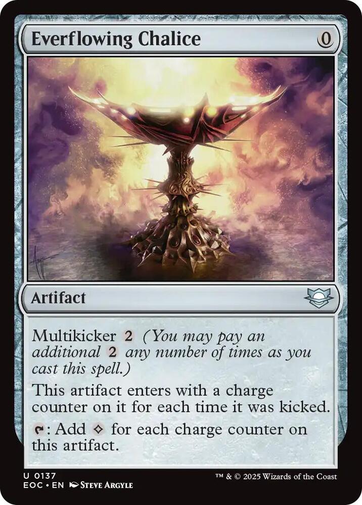Everflowing Chalice 137 card