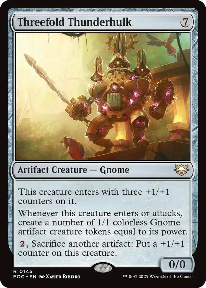 Threefold Thunderhulk 145 card