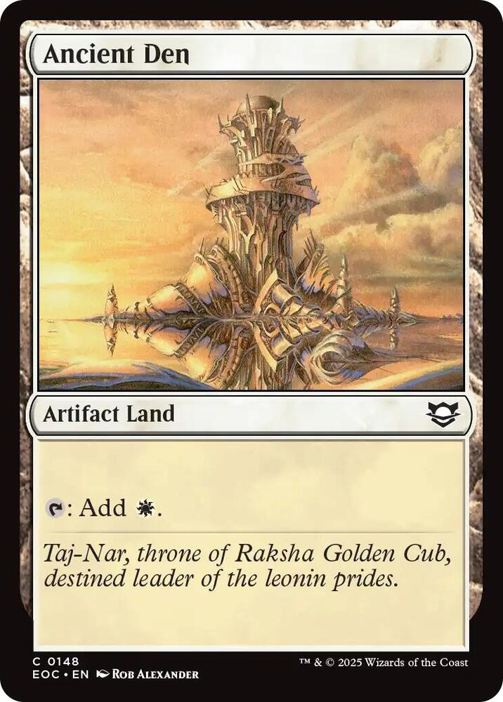 Ancient Den - Commander: Edge of Eternities - Magic: The Gathering