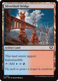 Silverbluff Bridge - Commander: Edge of Eternities - Magic: The Gathering card