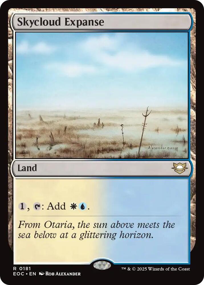 Skycloud Expanse 181 card