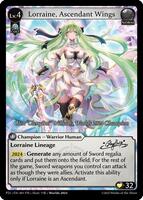 Lorraine, Ascendant Wings プロモFOIL Lorraine, Ascendant Wings - Supporter Pack 3 - Grand Archive