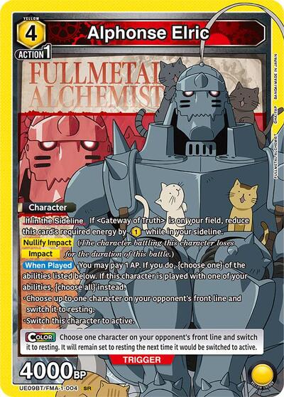 Alphonse Elric (004) card