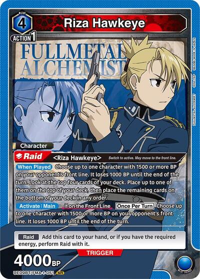 Riza Hawkeye (051) card