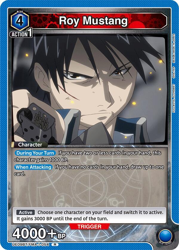 Roy Mustang (054) UE09BT: FULLMETAL ALCHEMIST Union Arena