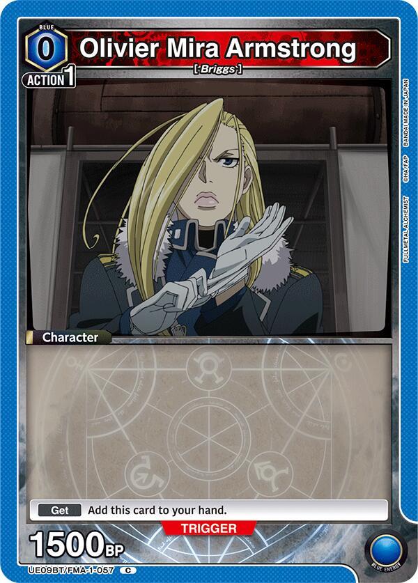 Olivier Mira Armstrong (057) UE09BT FULLMETAL ALCHEMIST Union