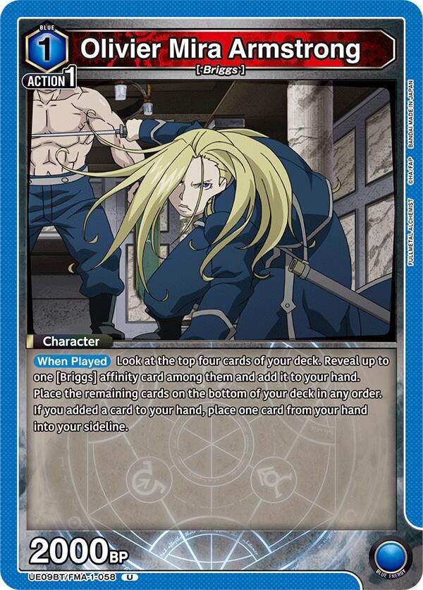Olivier Mira Armstrong (058) - UE09BT: FULLMETAL ALCHEMIST - Union