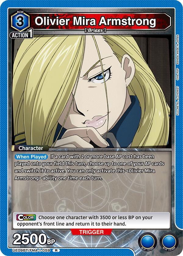 Olivier Mira Armstrong (059) - UE09BT: FULLMETAL ALCHEMIST - Union