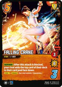 Falling Crane