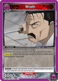 Wrath - UE09BT: FULLMETAL ALCHEMIST - Union Arena card