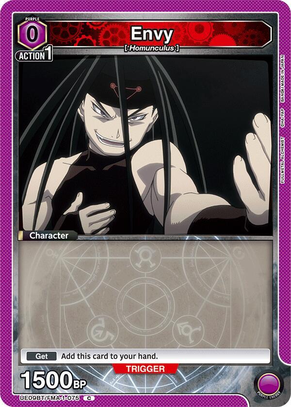 Envy (075) (Box Topper Foil) - UE09BT: FULLMETAL ALCHEMIST - Union