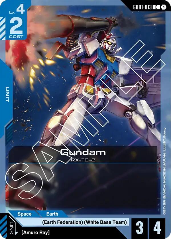 Gundam (GD01-013) - Newtype Rising - Gundam Card Game