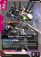 ガンダムカード Zaku I Sniper Type - Newtype Rising - Gundam Card Game - TCGplayer.com