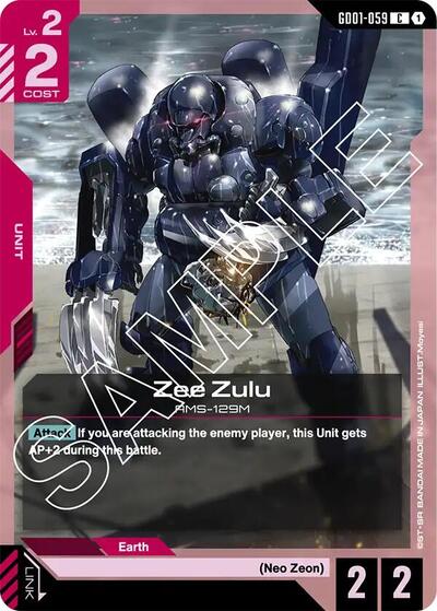 Zee Zulu card