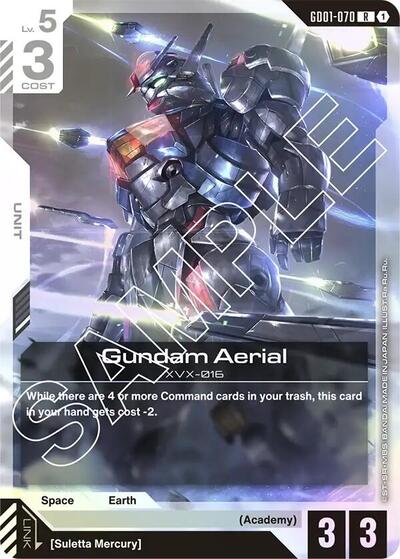 Gundam Aerial card