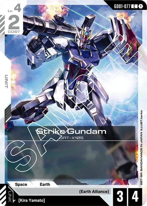 Strike Gundam (GD01-077) - Newtype Rising - Gundam Card Game