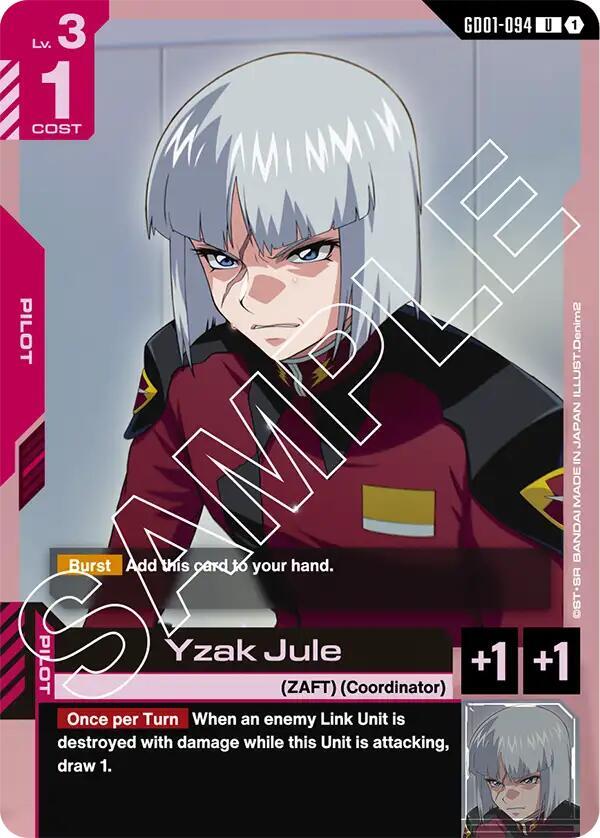 Yzak Jule - Newtype Rising - Gundam Card Game - TCGplayer.com