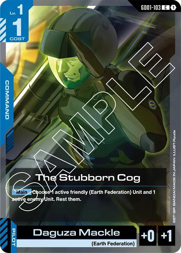 The Stubborn Cog - Newtype Rising - Gundam Card Game - TCGplayer.com