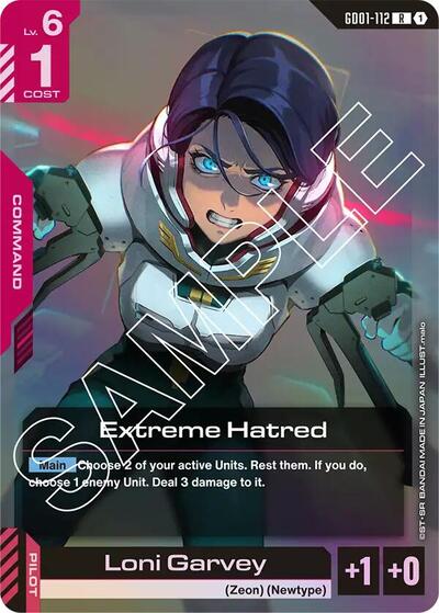 Extreme Hatred Newtype Rising Rare Gundam card — value and price