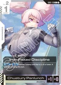 Iron-Fisted Discipline - Newtype Rising - Gundam card