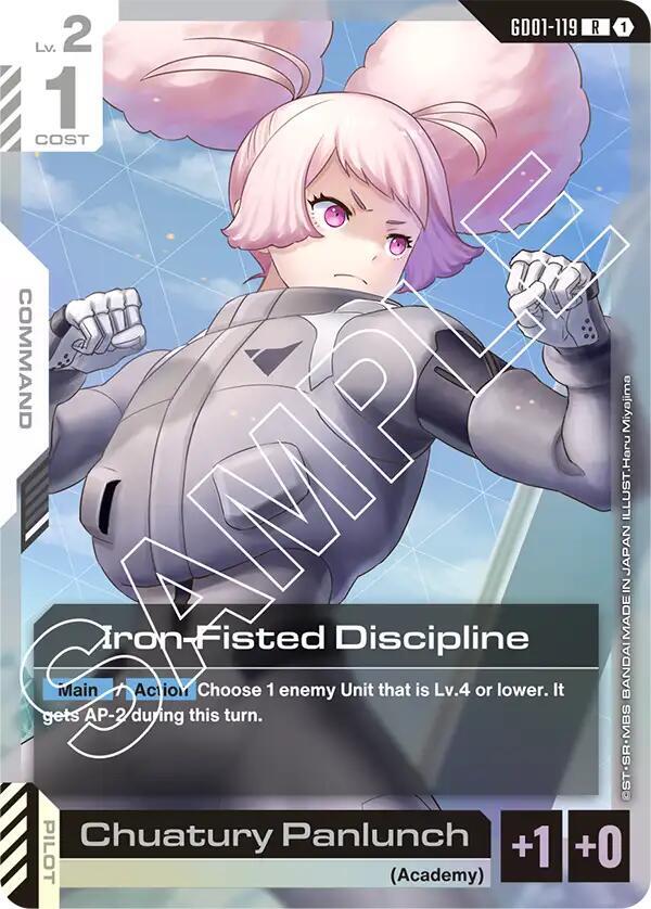 Iron-Fisted Discipline - Newtype Rising - Gundam Card Game - TCGplayer.com