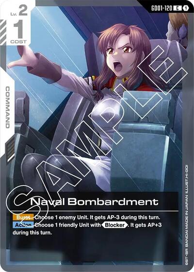 Naval Bombardment card