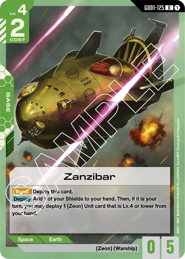 Zanzibar - Newtype Rising - Gundam Card Game - TCGplayer.com
