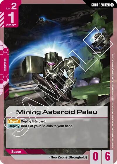 Mining Asteroid Palau card