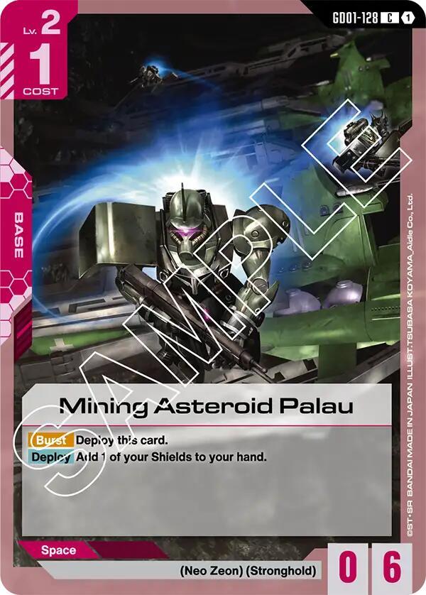 Mining Asteroid Palau - Newtype Rising - Gundam Card Game