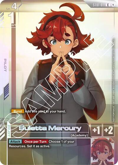 Suletta Mercury (Newtype Challenge 2025 Mission 1) card