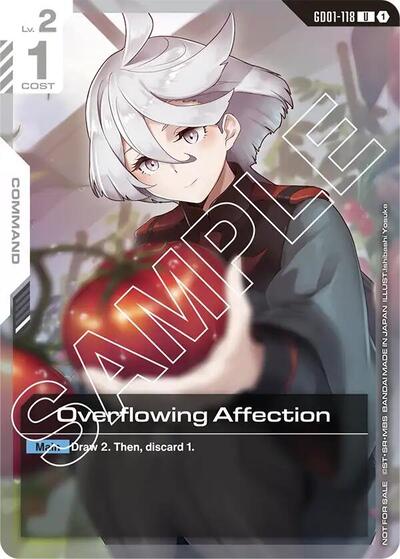 Overflowing Affection (Newtype Challenge 2025 Mission 1) card