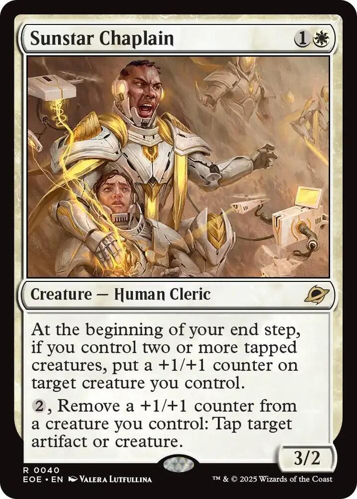 Sunstar Chaplain - Edge of Eternities - Magic: The Gathering - TCGplayer.com