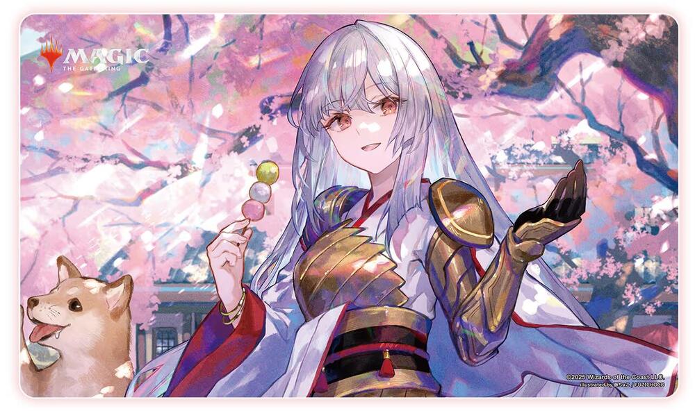 2025 Wandering Emperor Cherry Blossom Viewing Playmat for Magic