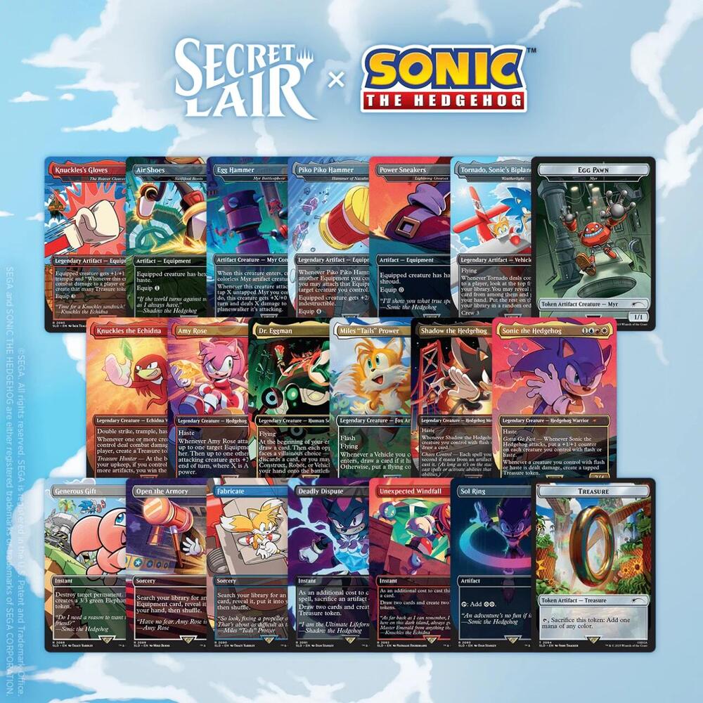 Secret Lair x Sonic the Hedgehog Superdrop: Super Sonic Bundle