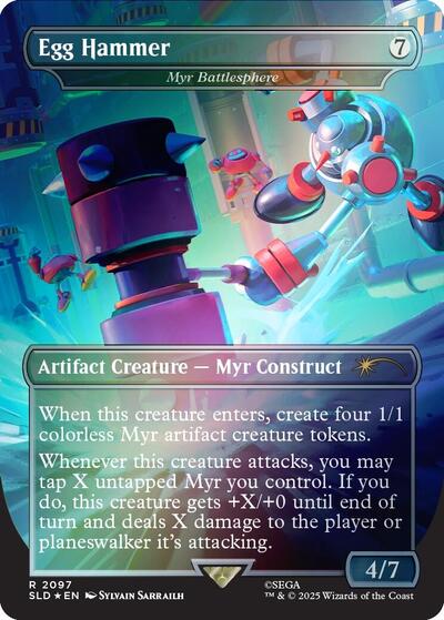 Egg Hammer Myr Battlesphere Rainbow Foil