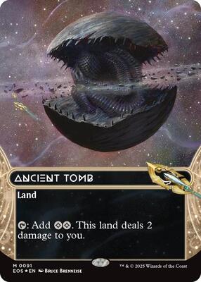 Ancient Tomb (0091) (Borderless) (Galaxy Foil)