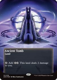 Ancient Tomb (0136) (Borderless) (Galaxy Foil)
