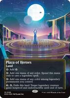 Plaza of Heroes (0168) (Borderless) (Galaxy Foil) - Edge of