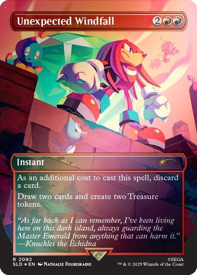 Unexpected Windfall 2092 Rainbow Foil