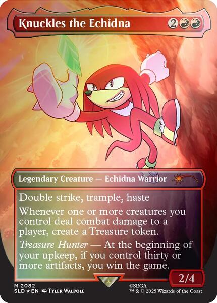 Knuckles the Echidna (Rainbow Foil), Secret Lair Drop Series