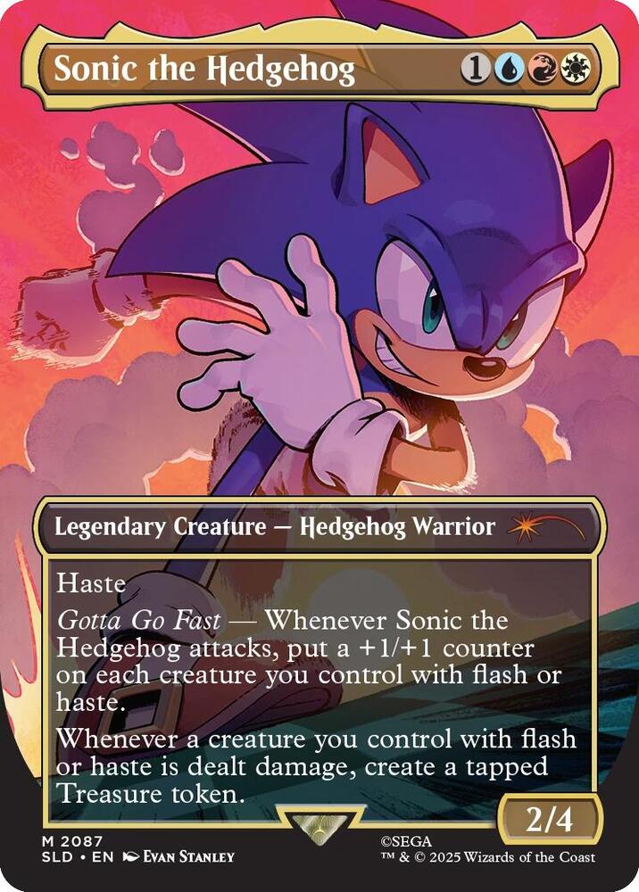 【MTG】SECRETLAIR x SONIC THE HEDGEHOG　4個 Sonic the Hedgehog - Secret Lair Drop Series - Magic: The